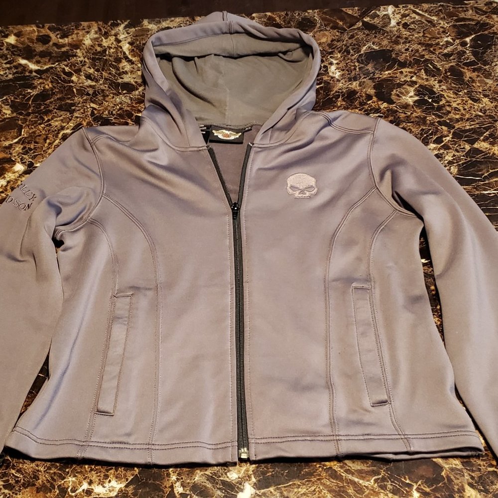 Harley-Davidson Dark Grey Zip up Hoodie